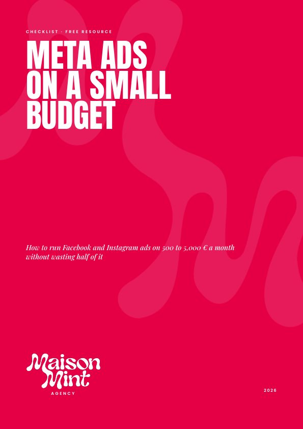 Meta ads budget checklist, cover