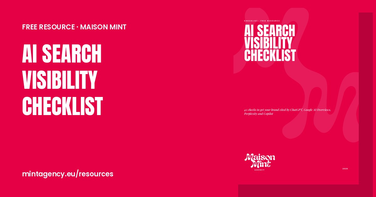 AI search visibility checklist