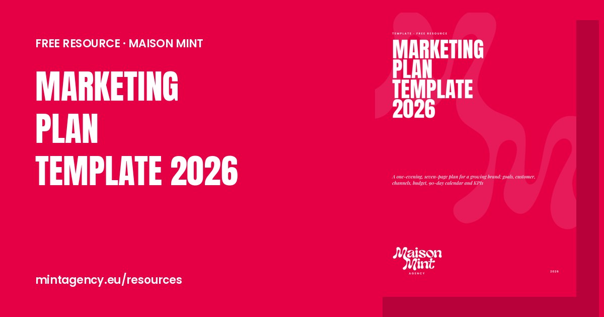 Marketing plan template 2026